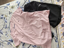 安踏冰絲速干運動(dòng)套裝女夏季款短袖t恤短褲運動(dòng)休閑服飾跑步健身服 -4剛柔粉 2XL/180 曬單實(shí)拍圖