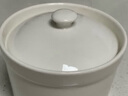 京東京造 燉盅 陶瓷湯碗蒸蛋燕窩輔食碗家用帶蓋贈勺子純白460ml 曬單實(shí)拍圖