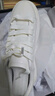 百麗七夕禮物撞色小白鞋男牛皮厚底板鞋A1160CM3 靜謐白  40 曬單實(shí)拍圖