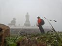 迪卡儂雙肩背包MT100城市輕戶外登山露營徒步旅行大容量多功能快開 曜石黑_50L 50升 曬單實拍圖