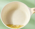 炊大皇煎鍋平底鍋 麥飯石色不粘鍋多功能易潔少油煙煎鍋24cm 電磁爐通用 曬單實(shí)拍圖