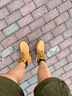 添柏嵐（Timberland）10061W大黃靴踢不爛男女同款工裝靴戶外馬丁靴 10061W（偏大一碼） 42 曬單實拍圖