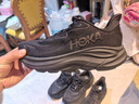 HOKA ONE ONE 【汪順同款】新款夏季男鞋克利夫頓 10跑步鞋CLIFTON 10輕量緩震 黑色/黑色-寬版 43 曬單實(shí)拍圖