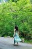 SUSTYLE奢侈高端品牌女裝夏新款設(shè)計(jì)感度假風(fēng)印花波西米亞仙女連衣裙女 圖片色 L 曬單實(shí)拍圖