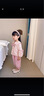 G.DUCKKIDS女童套裝春秋2025新款洋氣時髦寶寶春季韓版休閑網(wǎng)紅兒童襯衫春裝 粉色 90 cm 曬單實拍圖