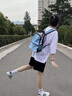 喬丹冰絲運動(dòng)短褲女士2025夏季新款寬松速干跑步休閑褲透氣五分褲子女 黑色【輕薄透氣-口袋有拉鏈】 M 曬單實(shí)拍圖