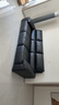顧家家居（KUKA）現(xiàn)代頭層牛皮沙發(fā)大坐深羽毛靠包1307黑色三人位【智惠系列】 曬單實拍圖