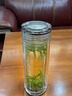 拉普尼司 LAPUNES純鈦抗菌泡茶杯商務(wù)水晶透明茶水分離玻璃杯 雙層 純鈦杯蓋 320ml 曬單實(shí)拍圖