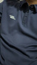 斯凱奇（Skechers）男裝簡(jiǎn)約字母印花運動(dòng)短袖2025新款Polo衫男士短袖 藏青色  XL  曬單實(shí)拍圖