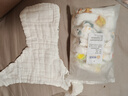 棉加加（Cotton++）新生紗布戒子尿布嬰兒褲兜可洗尿片尿不濕純棉尿褲透氣寶寶 5條裝 s碼/0-1個(gè)月/4-10斤 曬單實(shí)拍圖
