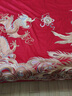 水晶家紡龍鳳刺繡200支全棉長絨棉婚慶四件套大紅純棉結(jié)婚十件套 龍鳳呈祥【床單款】 1.5米床四件套 曬單實(shí)拍圖