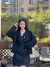 clotho Rennie品牌女裝小香風(fēng)外套女2025春秋新款高端氣質(zhì)小個子針織開衫上衣 黑色 M 曬單實拍圖