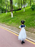 巴拉巴拉女童裙子兒童連衣裙夏裝小童網(wǎng)紗公主裙甜美蝴蝶結洋氣 本白10101 130 曬單實(shí)拍圖