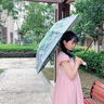 印象城雙面花傘遮陽傘雙層黑膠防曬防紫外線太陽傘晴雨兩用雨傘 梔子花 曬單實拍圖