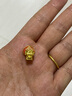 周大生腕美文運財福黃金夜光琺瑯笑口財神轉(zhuǎn)運珠七夕情人節(jié)禮物送女友 大智文殊轉(zhuǎn)運珠 1.10g 【單轉(zhuǎn)運珠-不配繩】 曬單實拍圖