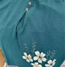 奉孝中老年媽媽裝夏季短袖套裝寬松老年人夏裝女老人衣服奶奶棉綢上衣 曬單實拍圖