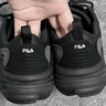 FILA 斐樂官方男鞋BOA路跑鞋七夕送戶外鞋2024夏新款探險家2跑步鞋 夜色黑-MN 42 曬單實拍圖