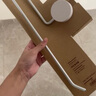 無(wú)印良品 MUJI 真空吸盤(pán)收納系列 環(huán)形毛巾架 銀色白色 40.4cm 404*57*128mm 曬單實(shí)拍圖