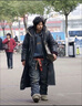 凡小如厚底板鞋男增高2025爆款黑鞋百搭休閑鞋透氣學(xué)生鞋ins潮鞋 黑色 40 曬單實拍圖
