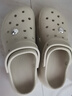 卡駱馳crocs商場(chǎng)同款泡芙洞洞鞋女款外穿厚底增高防滑百搭包頭拖鞋女士沙灘涼鞋ins潮 卡其色【基礎款】  37-38碼 曬單實(shí)拍圖