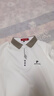 皮爾卡丹（pierre cardin）冰絲短袖T恤男夏季薄款商務(wù)polo打底衫男士高端透氣男裝 白色 2XL 曬單實(shí)拍圖