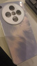 鉆致oppofindx8手機殼findx8pro玻璃簡約輕奢新款保護套超薄散熱全包直邊防摔硬殼高級創(chuàng)意男女款 OPPO Find X8【極光銀-鐳射羽毛】 金屬漆玻璃殼 曬單實拍圖