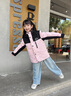 波司登2025秋季新款男女兒童一手長三合一羽絨服保暖外套T250131340 櫻粉色1870 130 /64 約 115-130cm 26kg 曬單實(shí)拍圖