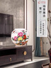 伯莎丹頓（BERTHA DENTON） 名家夏國安 景德鎮(zhèn)陶瓷器花瓶 高檔禮品瓷手繪粉彩牡丹喜鵲花瓶 曬單實(shí)拍圖