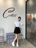 Teenie Weenie小熊短袖T恤女2025年夏季新款休閑白小T多巴胺清新打底上衣 曬單實拍圖