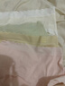 貓人4條女士內(nèi)褲女純棉嬰兒棉10a桑蠶絲底襠高彈大碼中腰舒適透氣L 曬單實拍圖