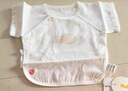 童泰（TONGTAI）嬰兒半背衣夏季純棉新生兒衣服寶寶和尚服滿月服短袖上衣藍(lán)色59cm 曬單實(shí)拍圖