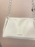 鋒上大容量包包女士2024新款流行高級感單肩包夏季超火通勤鏈條斜挎包 米白 曬單實(shí)拍圖