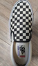 VANS范斯官方 Slip-On黑白棋盤格一腳蹬職業(yè)滑板鞋低幫 黑色  38 曬單實(shí)拍圖