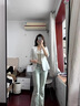 源菲埡白色小西裝外套女夏季薄款2025新款高級感中袖西服連衣裙職業(yè)套裝 單件白色中袖西裝 L 【建議100-110斤】 曬單實拍圖