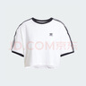 阿迪達斯三葉草系列 女子 3S LOOSE CROP T 短袖 JC8150 XL碼 曬單實拍圖