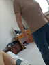 WVHK冰絲短袖2022新款韓版V領(lǐng)上衣女百搭寬松顯瘦夏季薄款打底針織衫 駝色 2XL建議125-140斤 曬單實(shí)拍圖