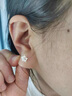 NobleNiche S925純銀耳釘氣質(zhì)雪花鑲鉆耳釘女時(shí)尚純銀養(yǎng)耳洞 925銀 曬單實(shí)拍圖