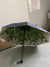 天堂傘雨傘雙層防曬太陽傘三折折疊遮陽女晴雨兩用廣告定制印logo 綠樹成蔭-藏青色 曬單實拍圖