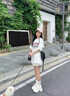 回力女鞋老爹鞋女2025新款爆款蝴蝶厚底增高小白鞋百搭透氣運(yùn)動鞋子女 淺米/淺綠 37 曬單實(shí)拍圖