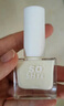 舒羞（SO SHY）水性免烤指甲油不可撕拉 白色塞納河12ml 白色指甲油快干持久美甲 曬單實(shí)拍圖
