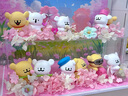 凱蒂貓HelloKitty手辦擺件kt貓線條小狗盲盒可愛送閨蜜女朋友女孩兒七夕情人節(jié)禮物 線條小狗櫻花系列6款【含展示盒+背景+花+禮袋】 曬單實(shí)拍圖