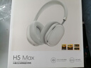 唐麥H5Max【雙金標版丨全新升級】 藍牙耳機頭戴式主動降噪音樂游戲運動適用蘋果華為小米手機電腦銀色 曬單實拍圖