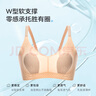 貓人（MiiOW）女士?jī)?nèi)衣文胸女夏季薄款無(wú)痕聚攏胸罩無(wú)鋼圈文胸防下垂冰絲兔耳杯 云褐 L (建議胸圍36/80ABC） 曬單實(shí)拍圖