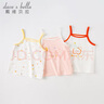 戴維貝拉（DAVE＆BELLA）兒童背心夏裝女童打底小吊帶女寶寶小童上衣童裝 曬單實(shí)拍圖