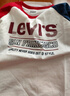 LEVI'S李維斯童裝兒童棉長袖T春季新款撞色拼接男童圓領上衣 曬單實拍圖