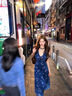 斤慕2025夏季新款復(fù)古印花V領(lǐng)背心連衣裙女度假風(fēng)收腰顯瘦甜辣風(fēng)長(zhǎng)裙 港風(fēng)背心印花裙藏青M碼80-110斤 曬單實(shí)拍圖