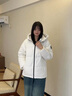 波司登（BOSIDENG）新款羽絨服七夕禮物女款保暖防風(fēng)舒適顯瘦短款厚冬季外套 糙白|8003-白噪清冷風(fēng) XL 175/96A 【130斤-140斤】 曬單實拍圖