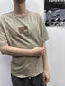 班尼路（Baleno）S&K短袖T恤男2025春夏潮流百搭夏天休閑體恤純棉打底衫潮牌男裝 卡其色 L (120-140)斤 曬單實(shí)拍圖