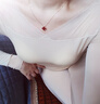 FitonTon保暖內衣女玻尿酸蕾絲肌底衣高彈無痕打底秋衣秋褲套裝膚色  L 曬單實拍圖