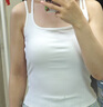 內(nèi)茵夏季涼感背心女士白色帶胸墊一體2025新款內(nèi)搭美背外穿薄上衣 曬單實(shí)拍圖
